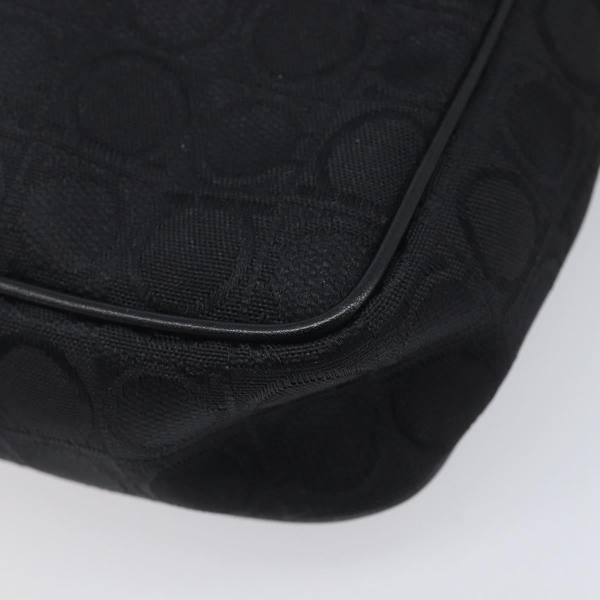 Salvatore Ferragamo Vintage Canvas, Black, Canvas, Shoulder Bag