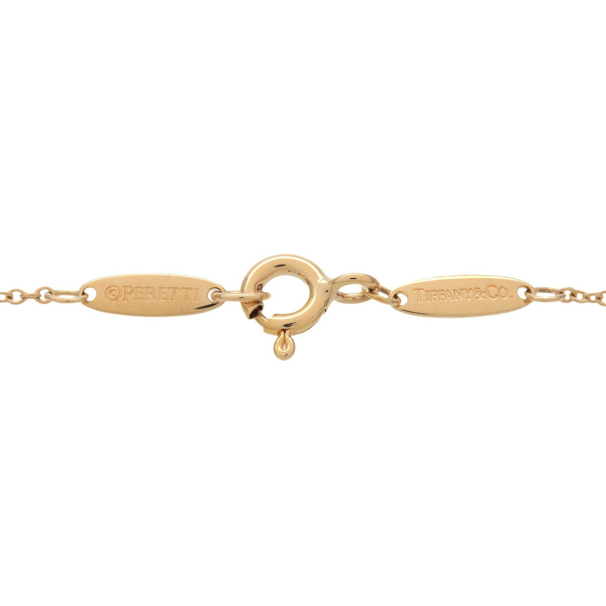 Tiffany & Co. Elsa Peretti Diamonds By The Yard Pendant 18K Yellow Gold with Diamond, Gold, Yellow Gold, Necklace