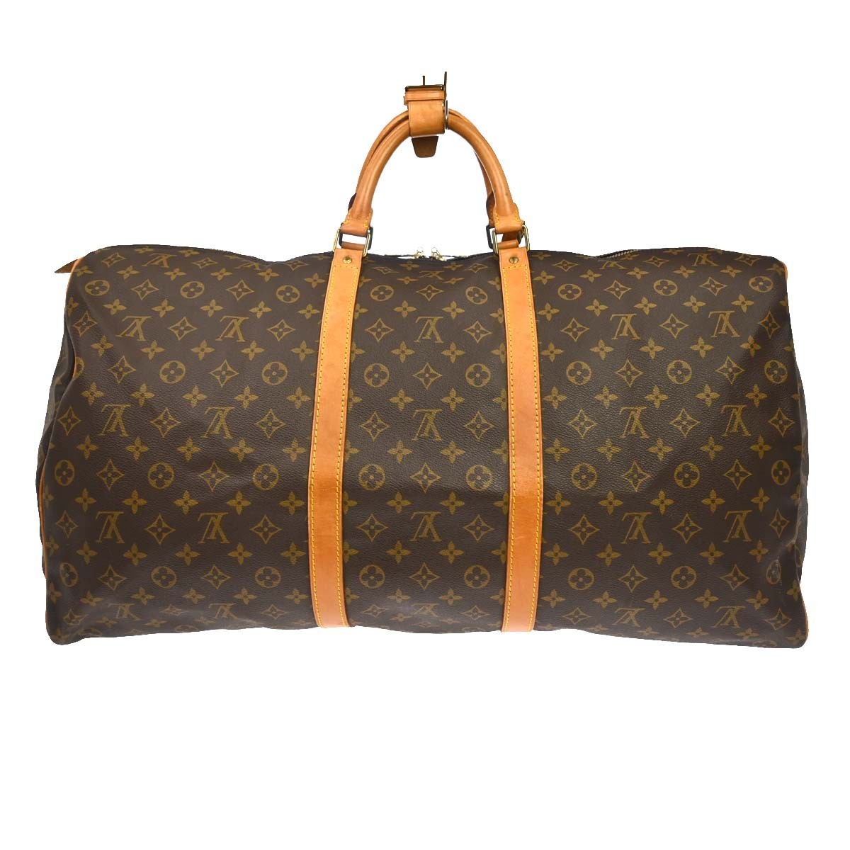 Louis Vuitton Keepall Monogram Canvas, Brown, Canvas, Travel Bag