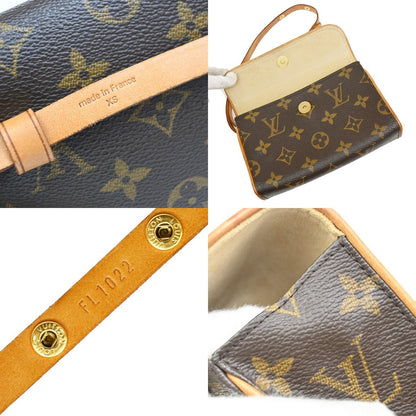 Louis Vuitton Florentine Pochette Canvas, Brown, Canvas, Clutch