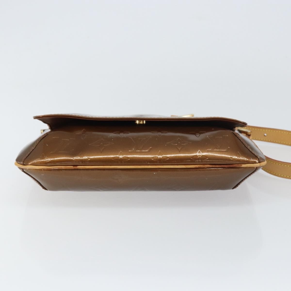 Louis Vuitton Thompson Street Monogram Vernis, Brown, Patent Leather, Shoulder Bag