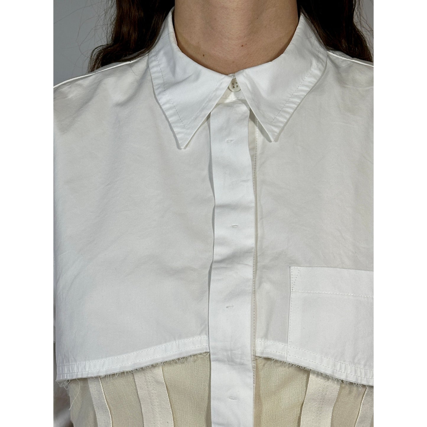 JACQUEMUS La Chemise Cinta Corset Top 40 L