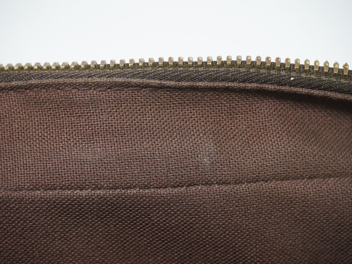 Louis Vuitton Shelton Messenger Damier Ebene, Brown, Canvas, Shoulder Bag