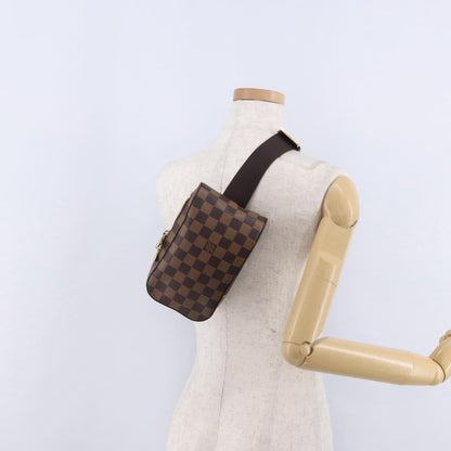 Louis Vuitton Geronimos Damier, Brown, Canvas, Clutch