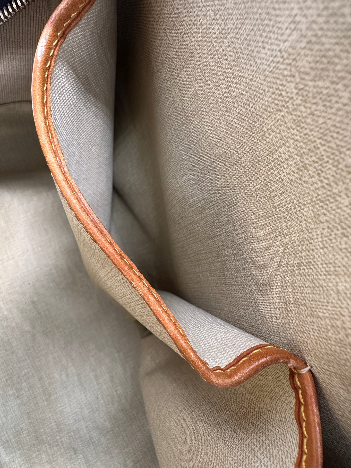 Louis Vuitton Deauville Handbag Monogram Canvas, BROWN, CANVAS, Handbag