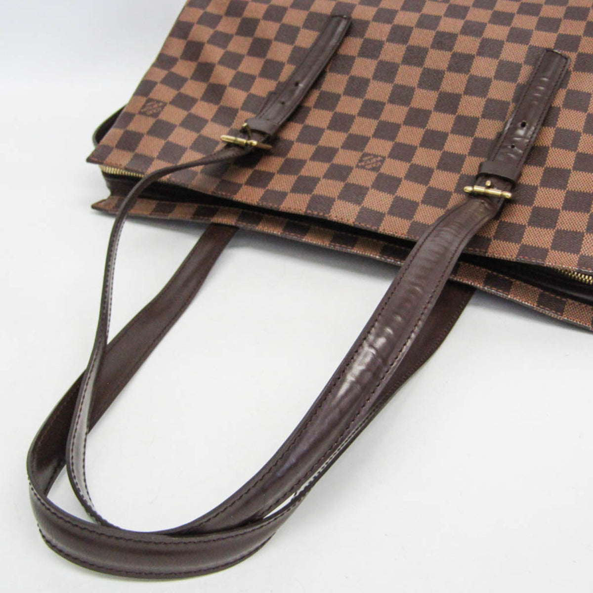 Louis Vuitton Chelsea Damier Ebene, Brown, Canvas, Tote Bag