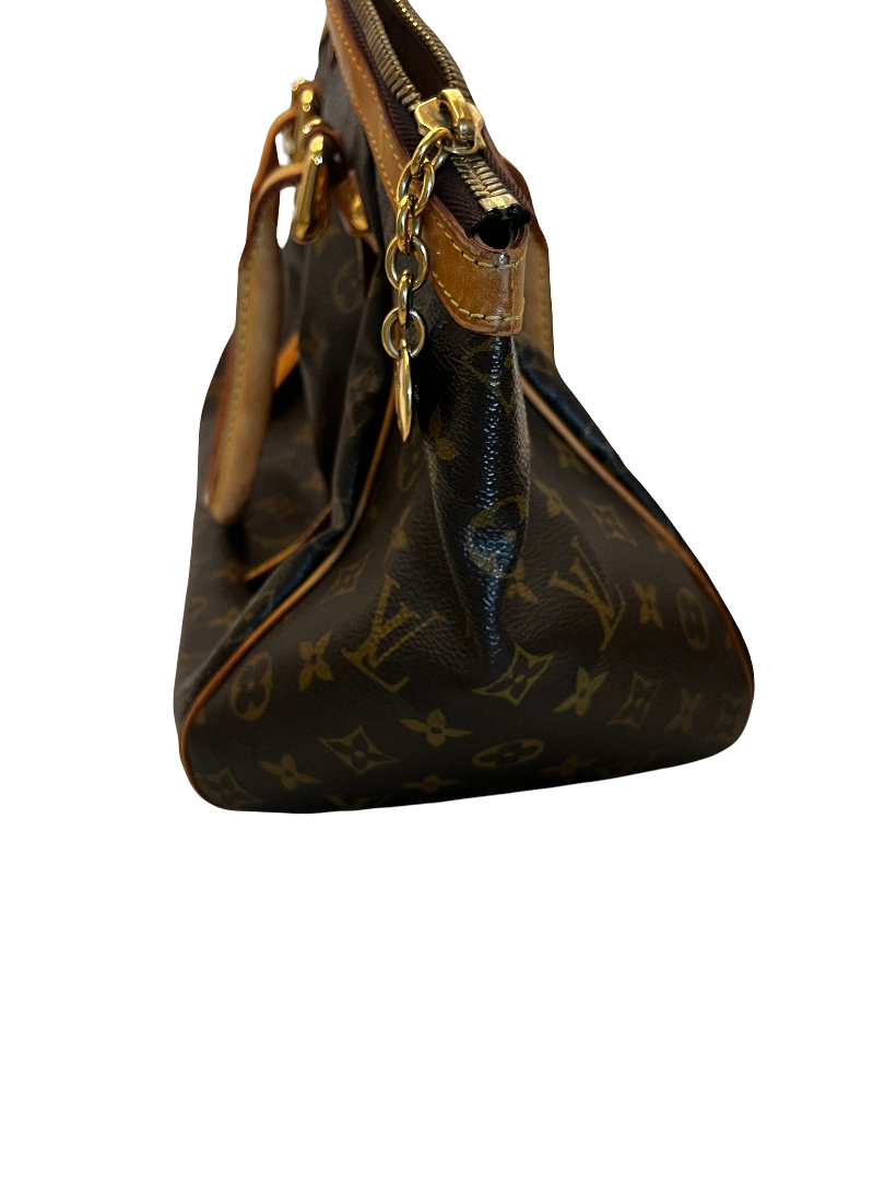 Louis Vuitton Tivoli Monogram Canvas, Brown, Canvas, Handbag