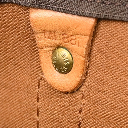 Louis Vuitton Keepall Canvas, Brown, Canvas, Travel Bag