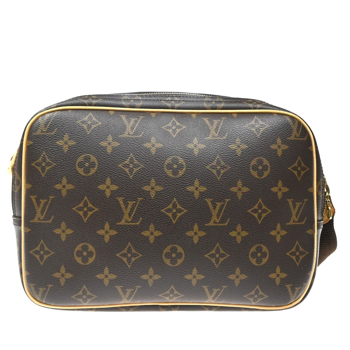 Louis Vuitton Reporter Monogram Canvas, Brown, Canvas, Shoulder Bag
