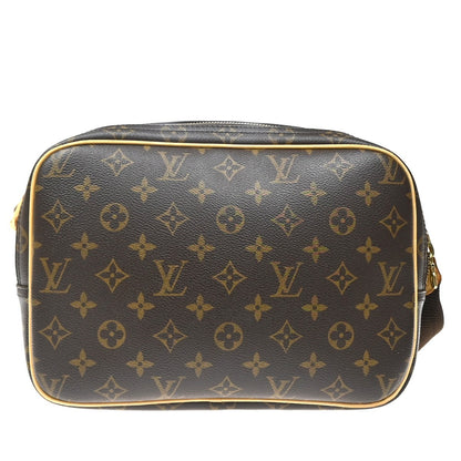 Louis Vuitton Reporter Monogram Canvas, Brown, Canvas, Shoulder Bag