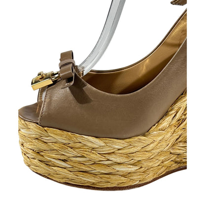Dolce and Gabbana Espadrille Sandals 6.5 US Tan