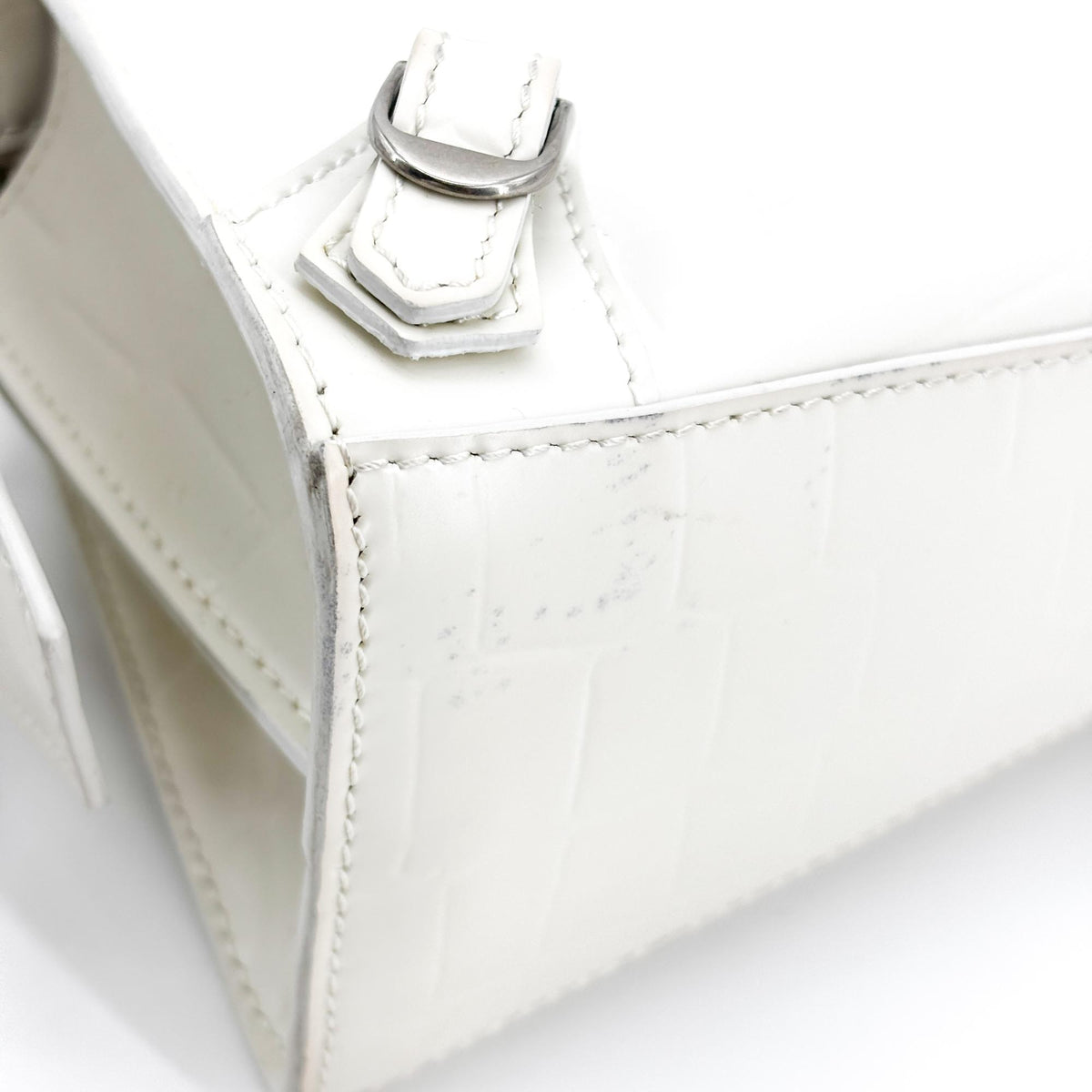 Balenciaga Neo Classic City Leather, White, Leather, Handbag