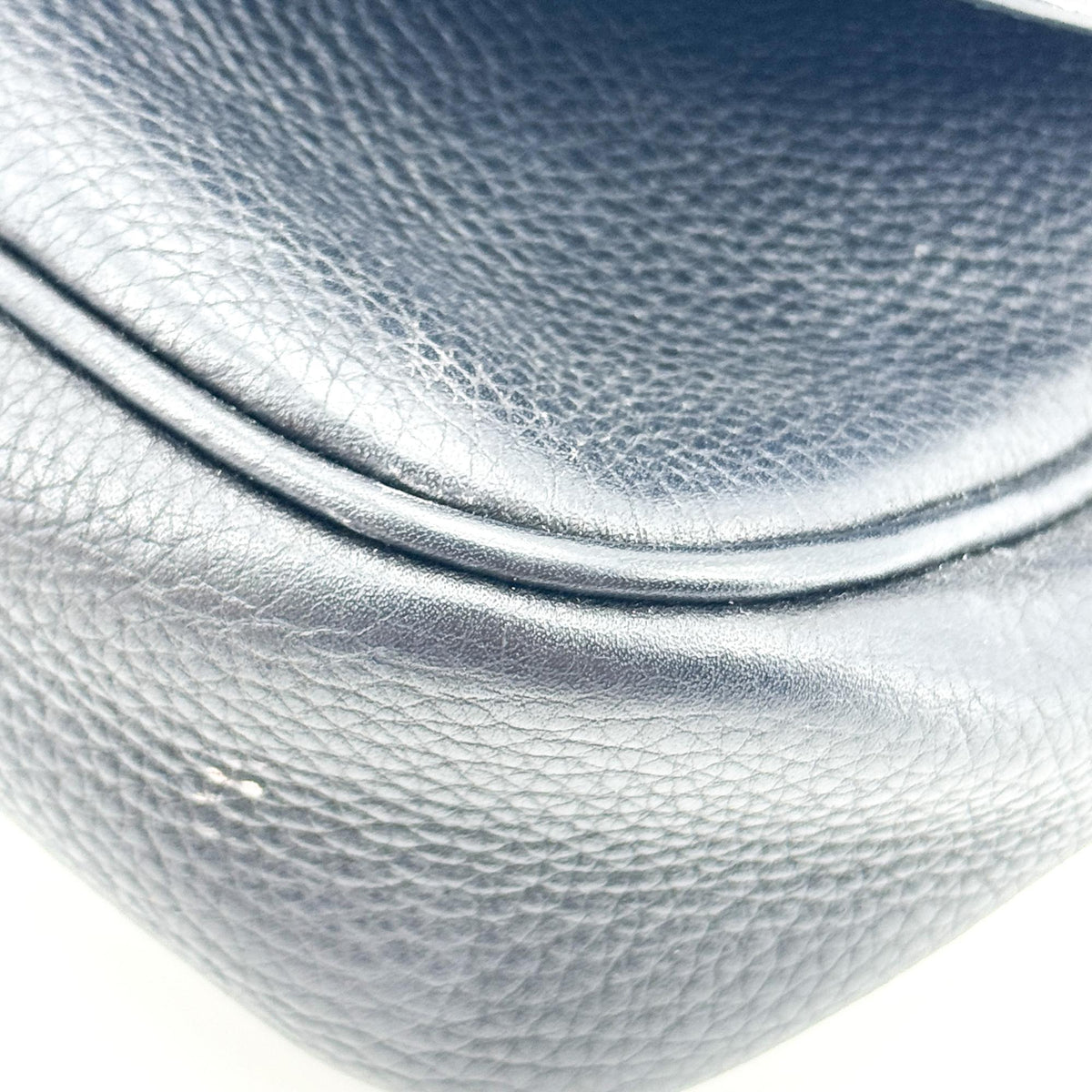 Gucci Soho Chain Leather, Black, Leather, Crossbody Bag