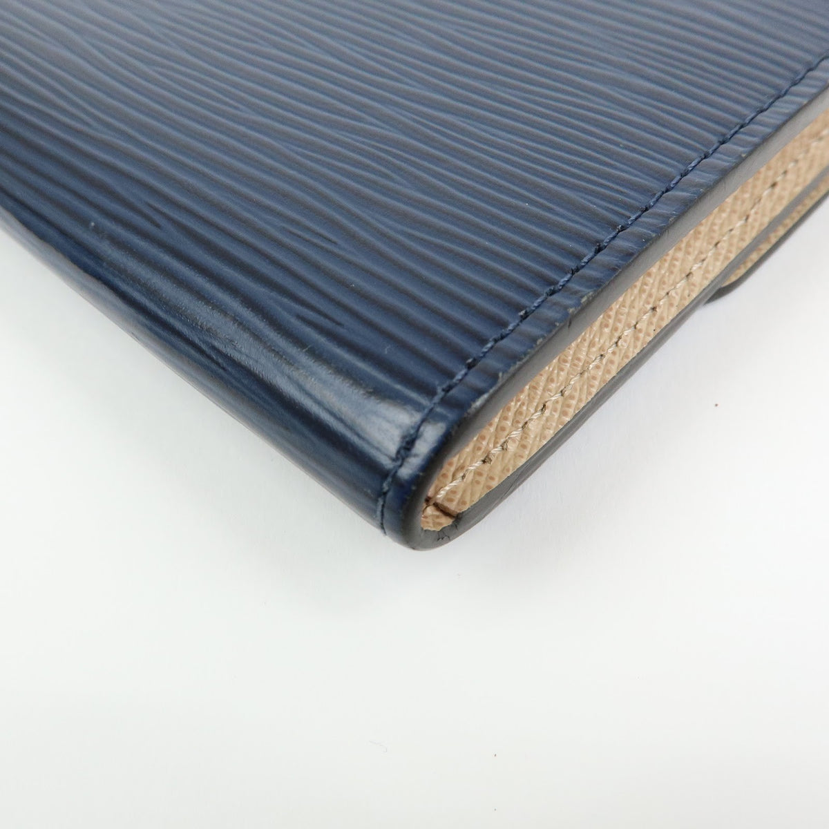 Louis Vuitton Emilie Epi Leather, Blue, Leather, Wallet