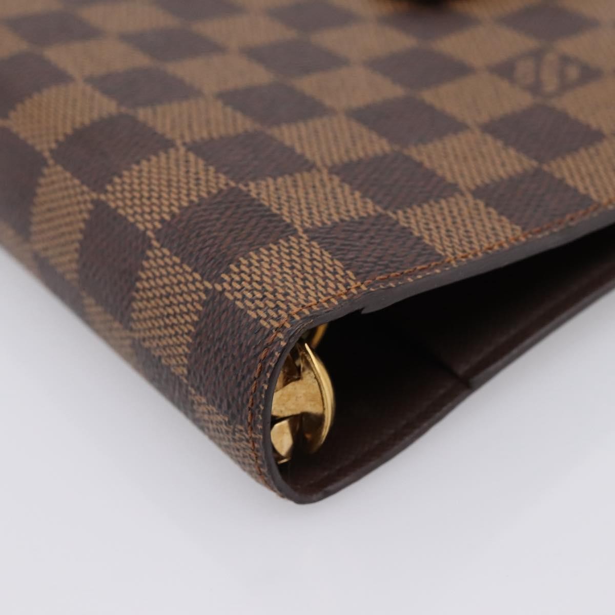 Louis Vuitton Agenda Cover Damier Canvas, Brown, Canvas, Wallet