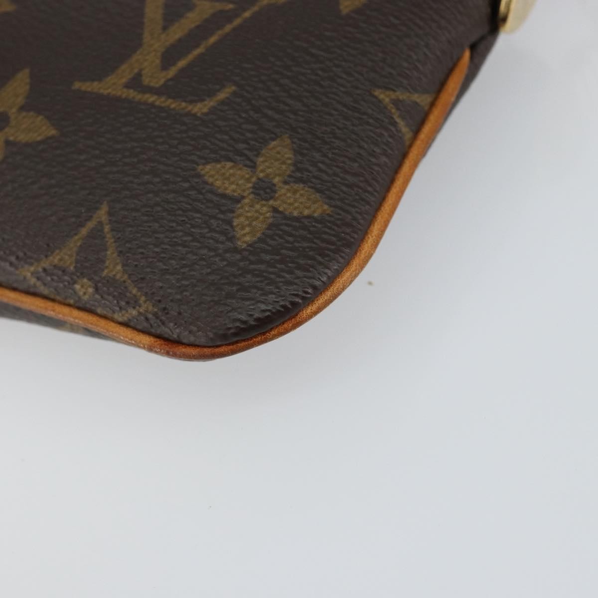Louis Vuitton Milla Pochette Monogram Canvas, Brown, Canvas, Clutch