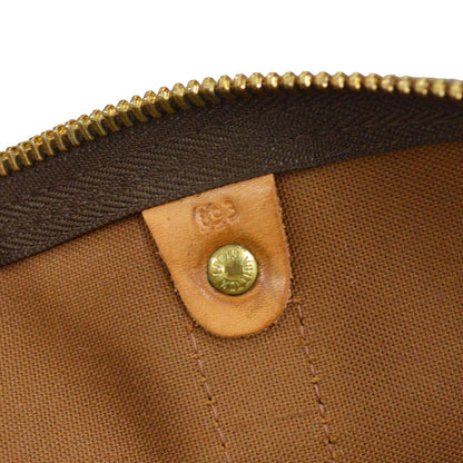Louis Vuitton Keepall Monogram, Brown, Canvas, Travel Bag