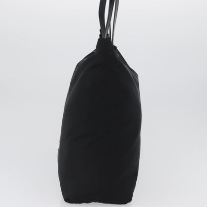 Celine Circle logo Nylon, Black, Nylon, Tote Bag