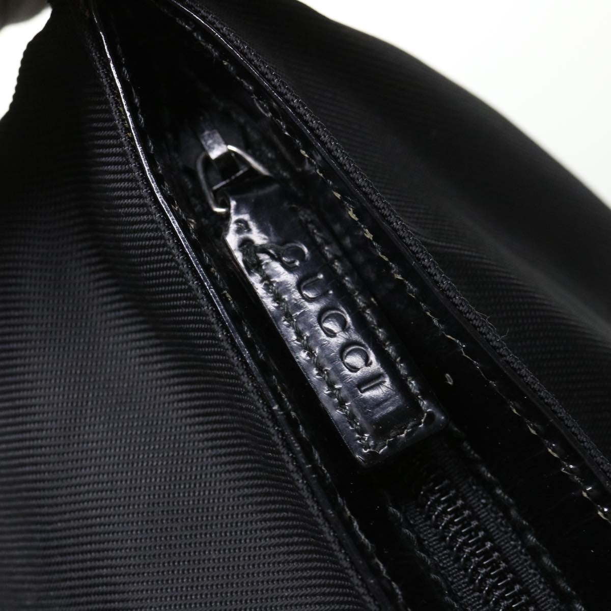 Gucci Boston Nylon, Black, Nylon, Travel Bag