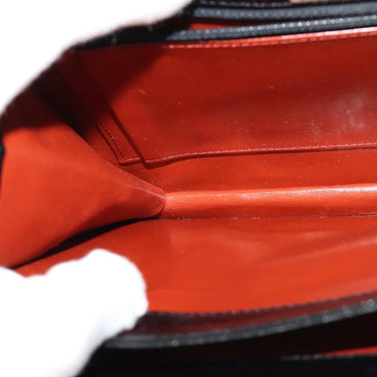 Saint Laurent Vintage Shoulder bag leather, Black, Leather, Shoulder Bag