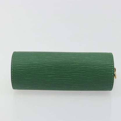 Louis Vuitton Soufflot Pochette Epi Leather, Green, Leather, Clutch