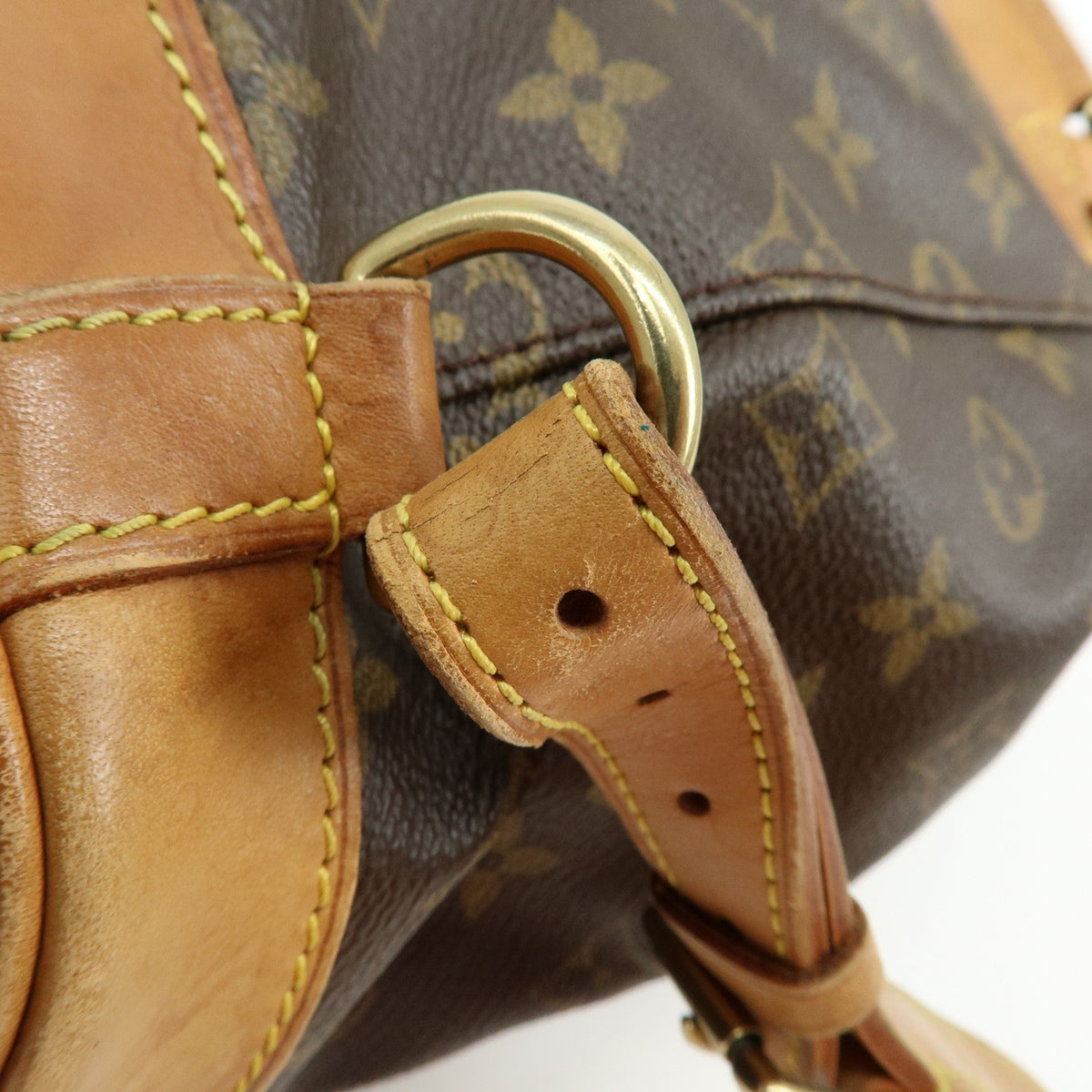Louis Vuitton Vintage Montsouris Monogram Canvas, Brown, Canvas, Backpack