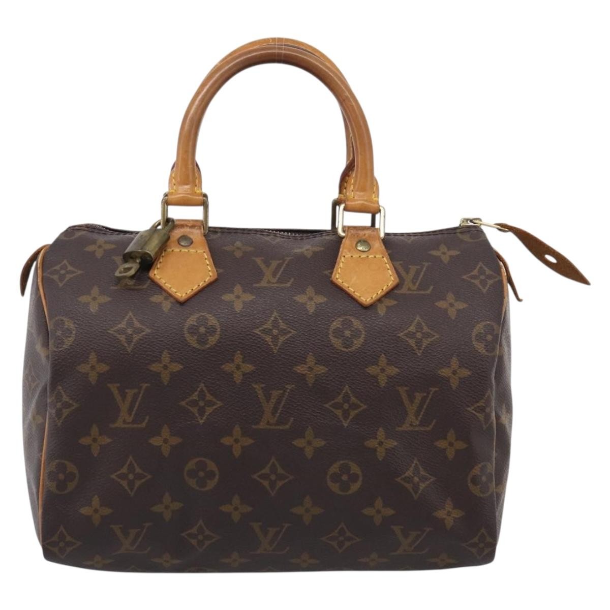 Louis Vuitton Speedy Monogram Canvas, Brown, Canvas, Handbag