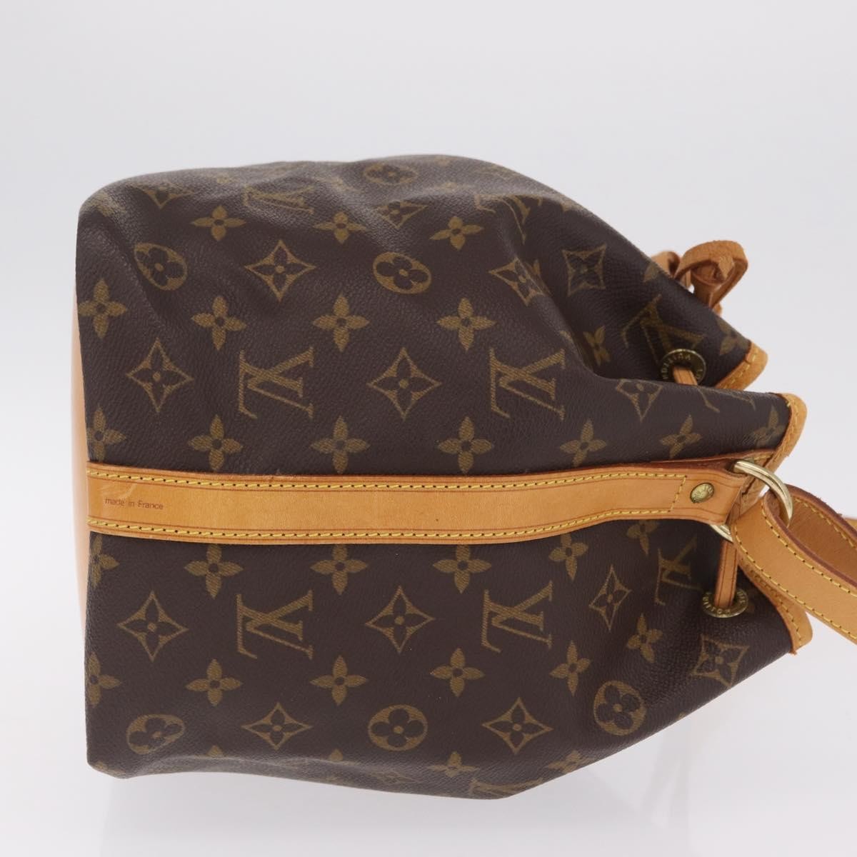 Louis Vuitton Petit Noe Monogram Canvas, Brown, Canvas, Handbag