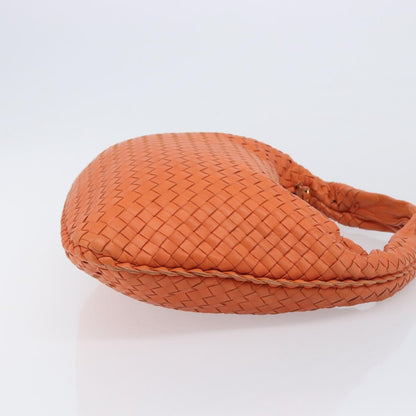 Bottega Veneta Veneta Hobo Intrecciato Nappa, Orange, Leather, Shoulder Bag