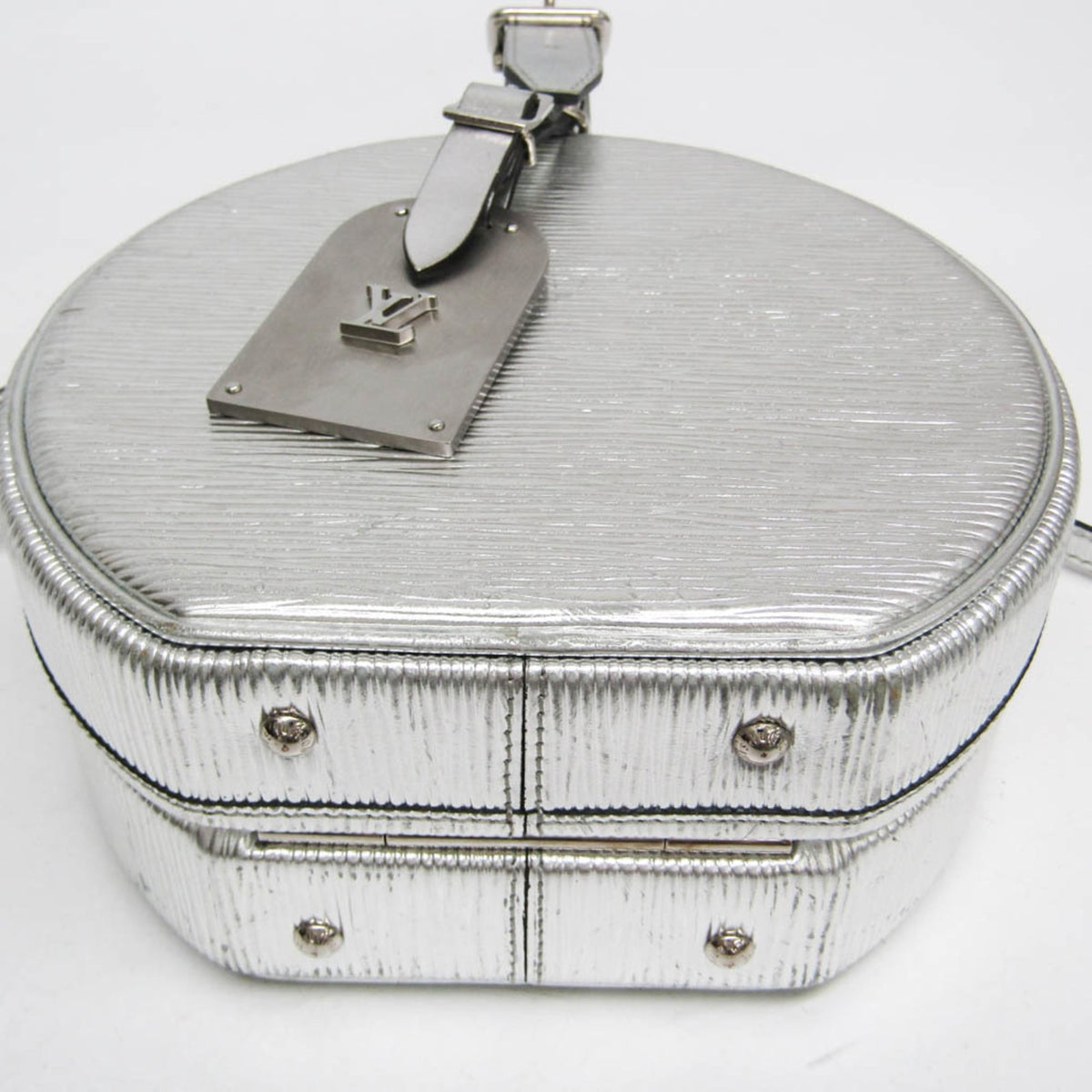 Louis Vuitton Petite Boite Chapeau Epi Leather, Silver, Leather, Handbag