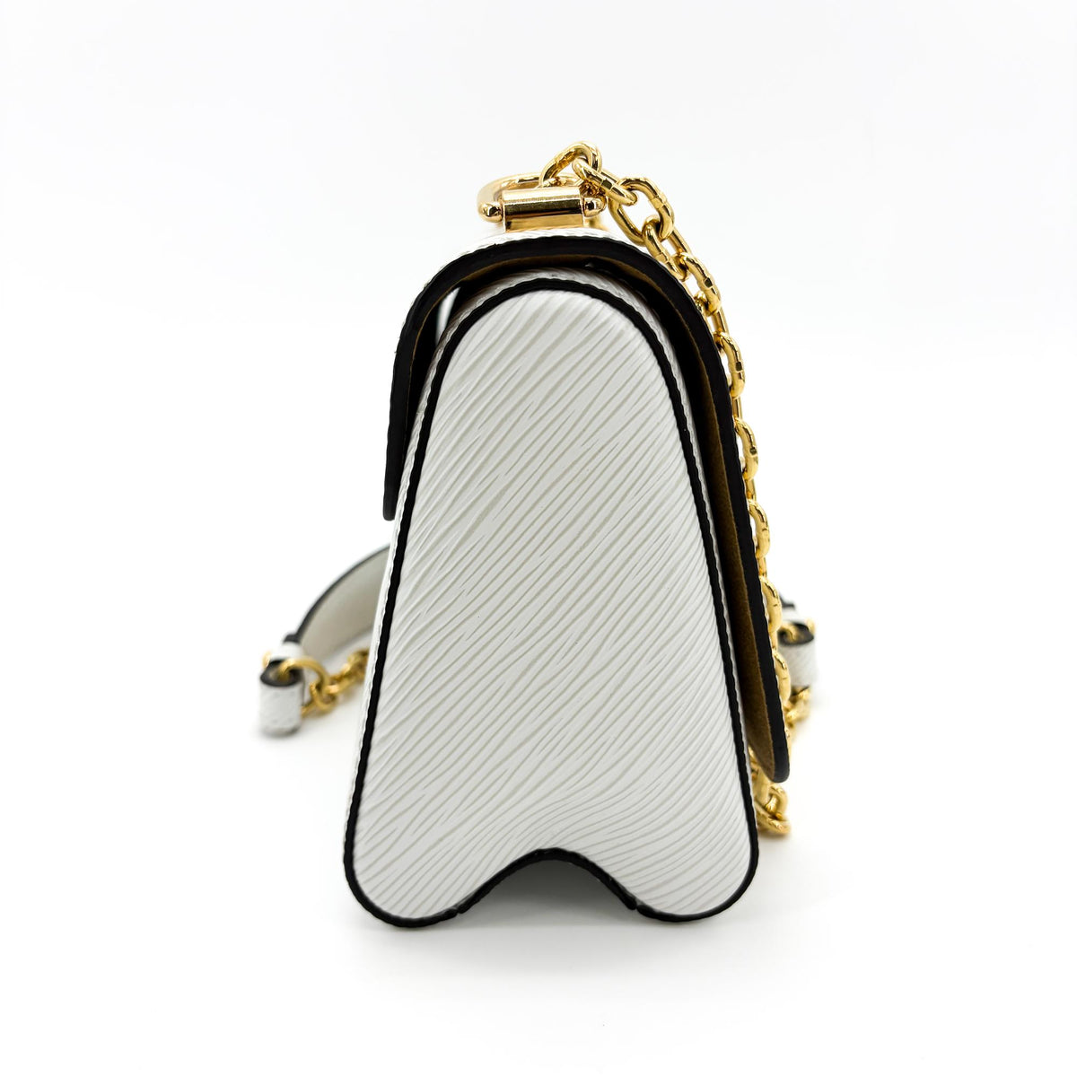 Louis Vuitton Twist Epi Leather, White, Leather, Shoulder Bag