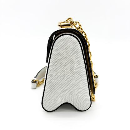 Louis Vuitton Twist Epi Leather, White, Leather, Shoulder Bag