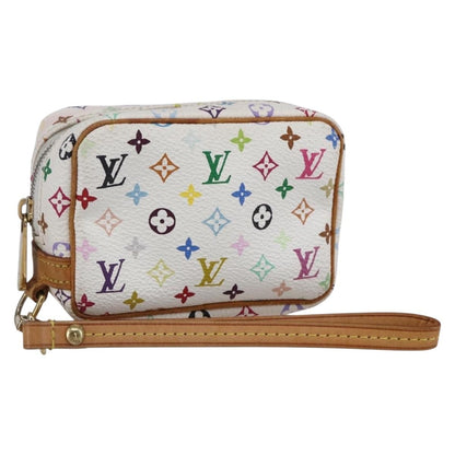 Louis Vuitton Wapity Trousse Monogram Multicolor, White, Canvas, Clutch