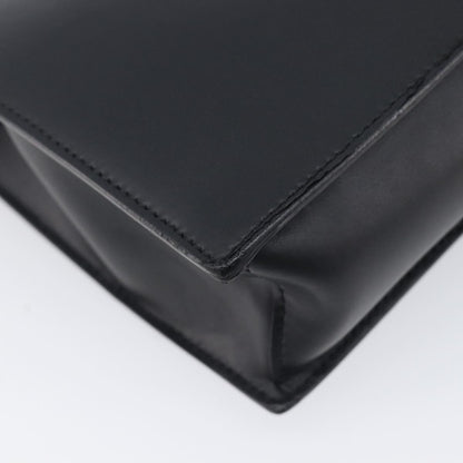 Valentino Garavani VLTN Wristlet Clutch Printed Leather, Black, Leather, Clutch