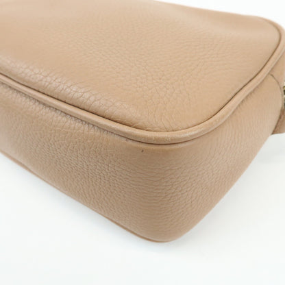 Gucci Soho Disco Leather, Beige, Leather, Crossbody Bag