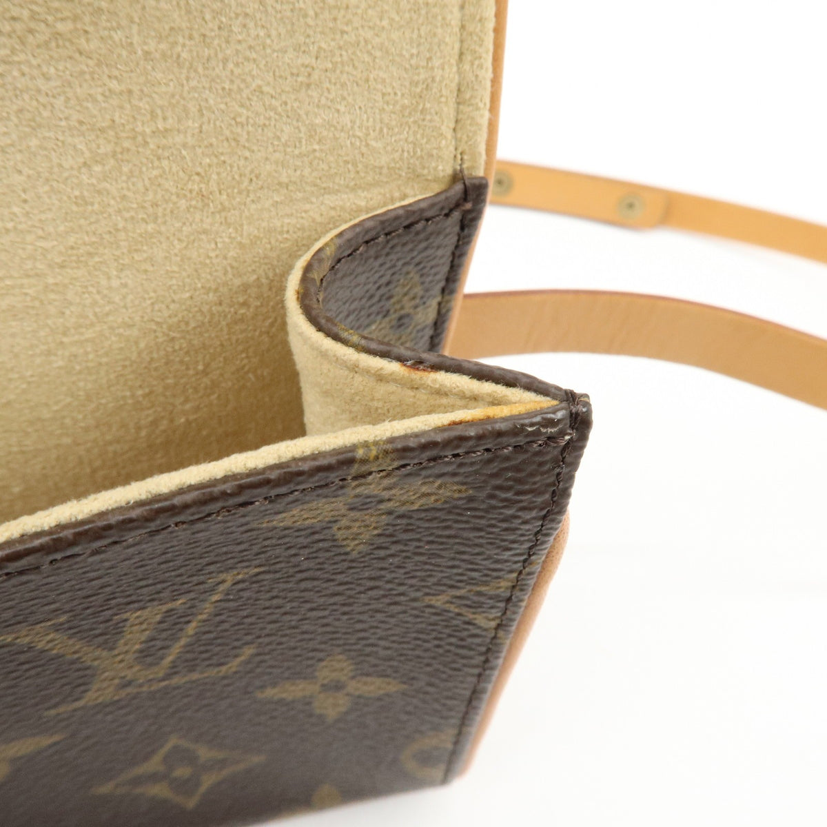 Louis Vuitton Florentine Waist Monogram Canvas, Brown, Canvas, Handbag