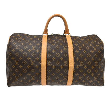 Louis Vuitton Keepall Monogram Canvas, Brown, Canvas, Travel Bag