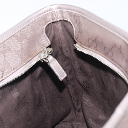 Gucci Tote GG Imprime, Silver, Canvas, Tote Bag