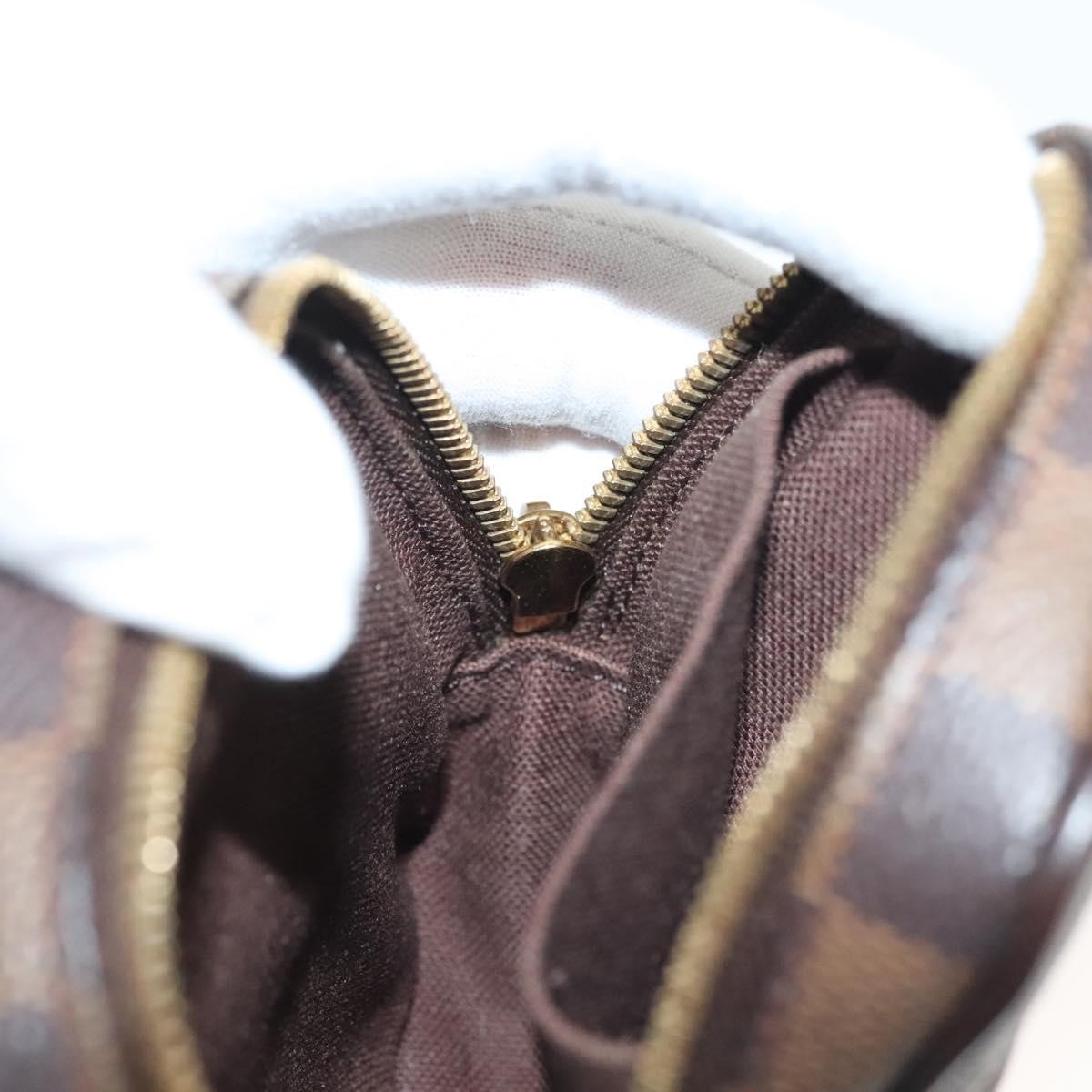 Louis Vuitton Etui Okapi Camera Case Damier, Brown, Canvas, Clutch