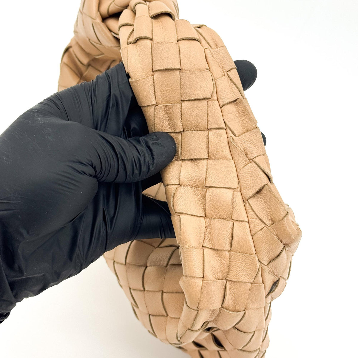 Bottega Veneta BV Jodie Hobo Intrecciato Nappa, Brown, Leather, Shoulder Bag