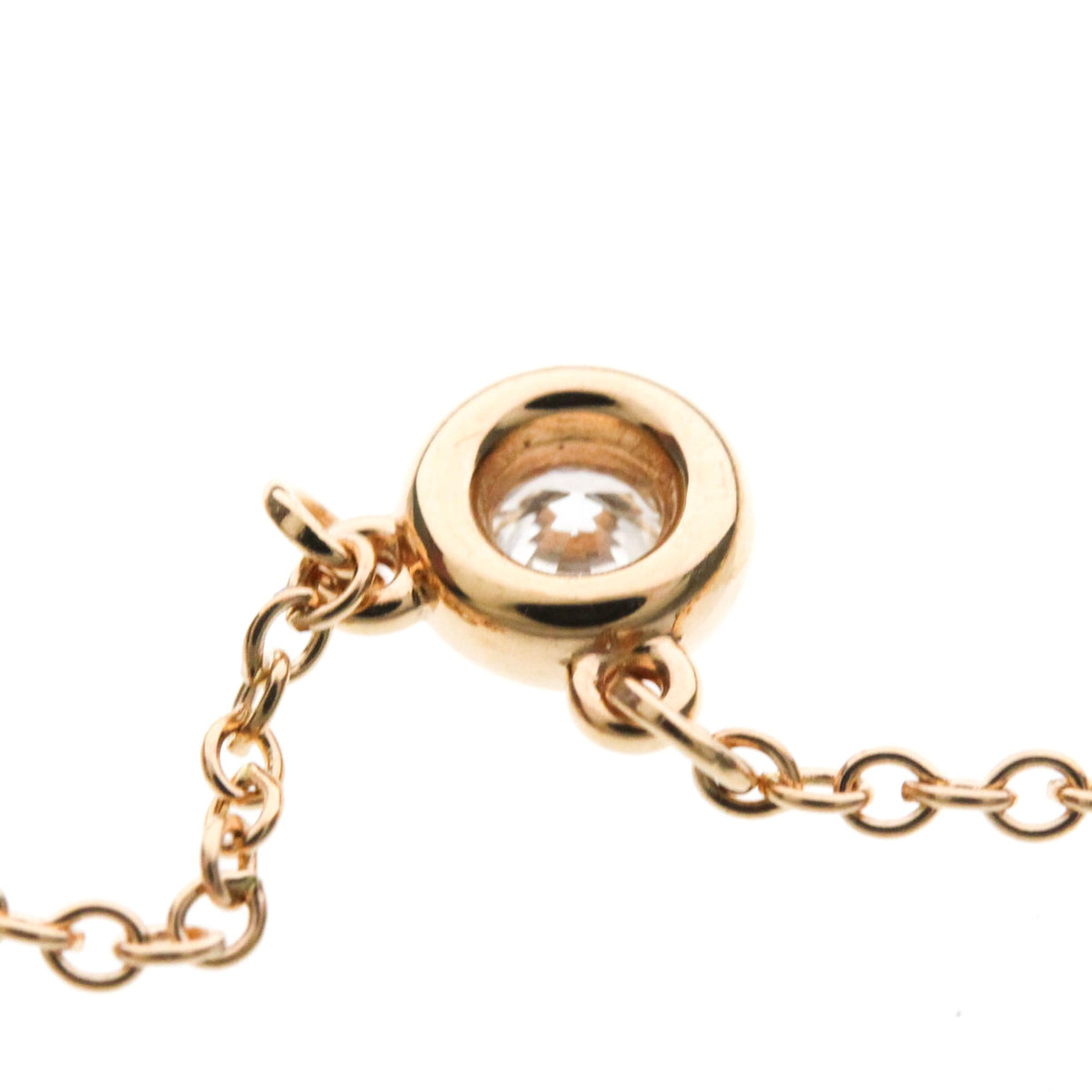 Tiffany & Co. Elsa Peretti Diamonds By The Yard Pendant 18K Rose Gold with Diamond, Gold, Pink Gold, Necklace