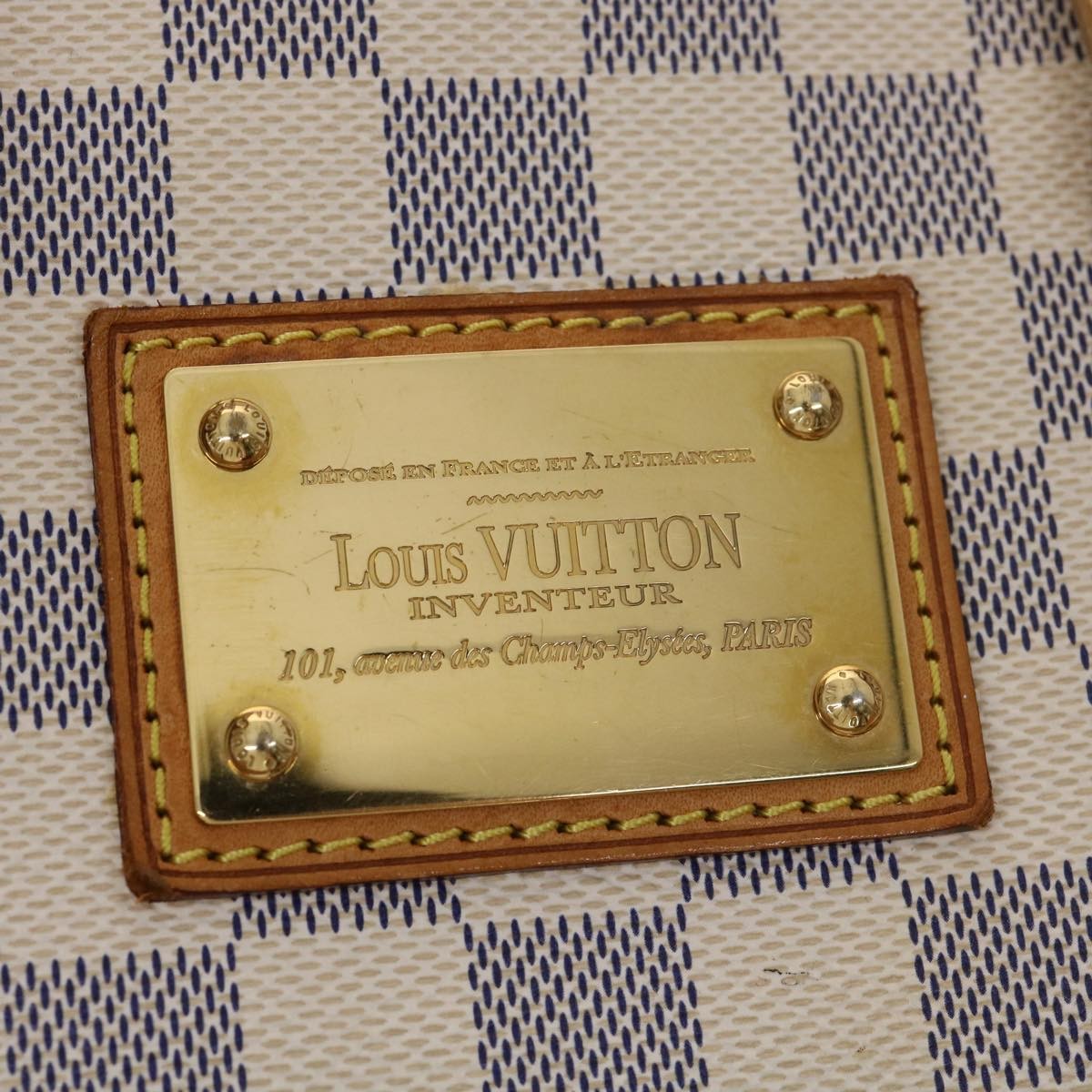 Louis Vuitton Hampstead Damier, White, Canvas, Tote Bag
