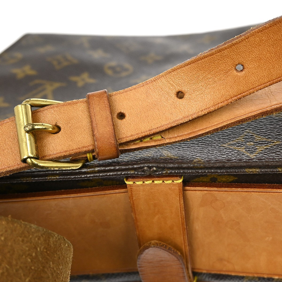 Louis Vuitton Cartouchiere Monogram, Brown, Canvas, Shoulder Bag