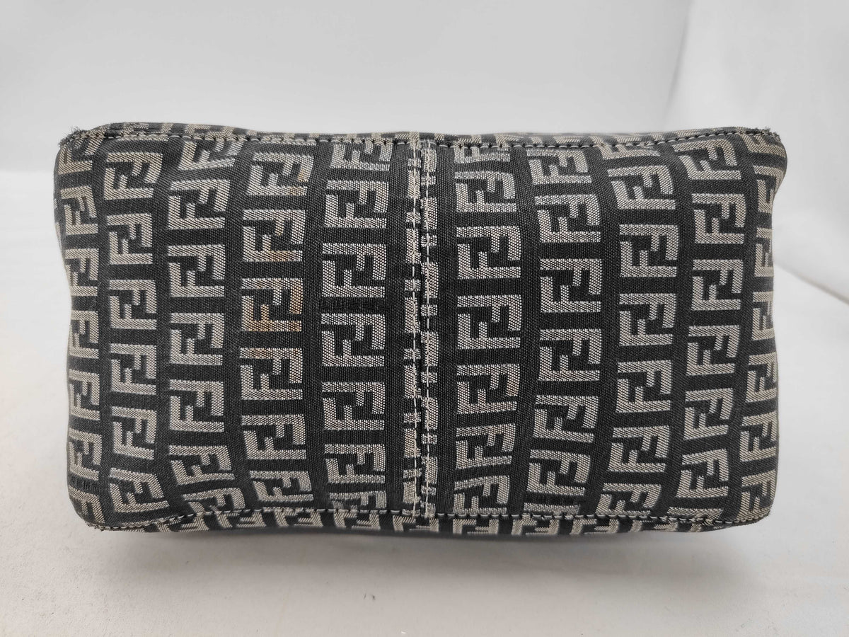 Fendi Zucchino Canvas Mamma Baguette Canvas, Khaki, Canvas, Shoulder Bag