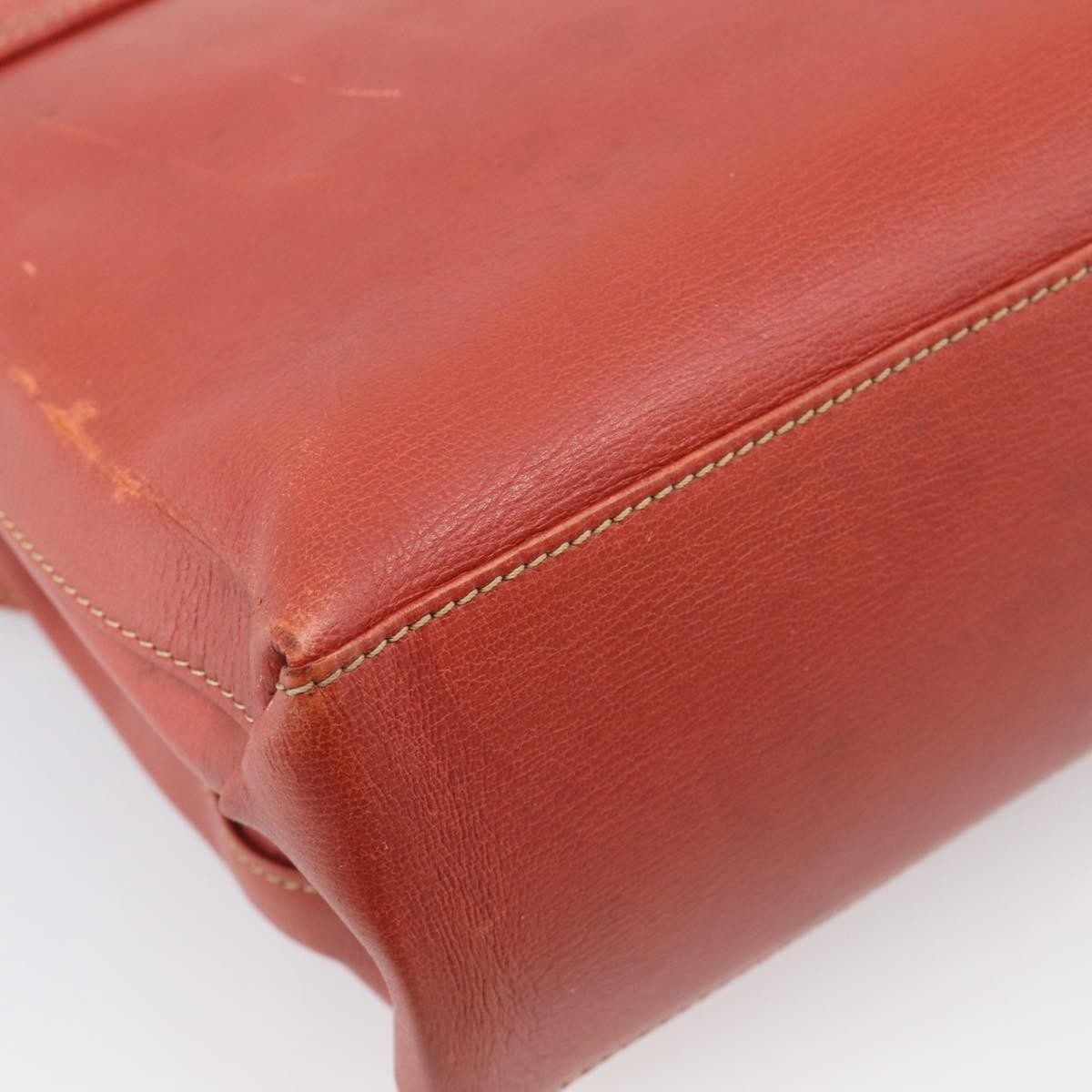 Loewe Vintage Velazquez Top Handle Leather, Orange, Leather, Handbag