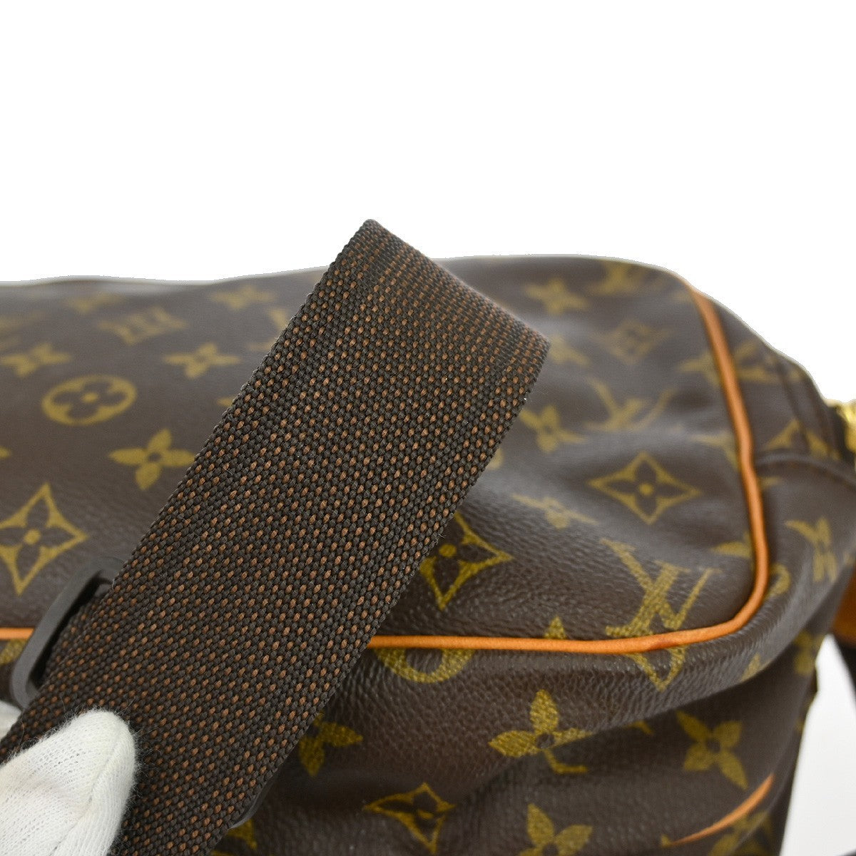 Louis Vuitton Reporter Monogram, Brown, Canvas, Shoulder Bag