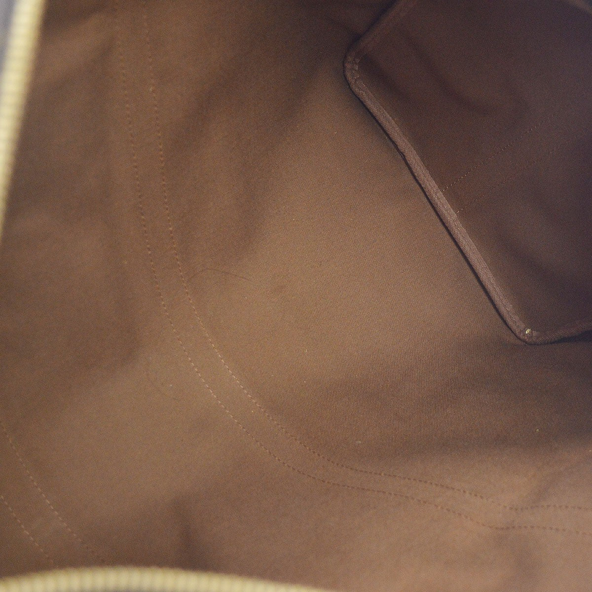 Louis Vuitton Keepall Bandouliere Monogram Canvas, Brown, Canvas, Travel Bag