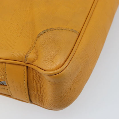 Louis Vuitton Porte-Documents Voyage Damier Infini Leather, Yellow, Leather, Briefcase