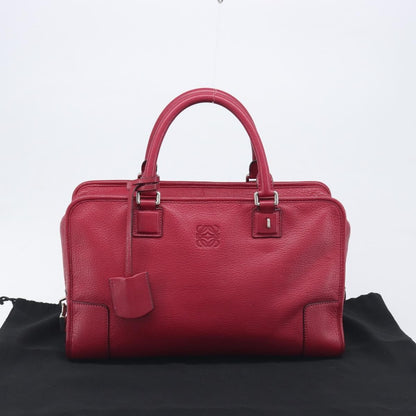 Loewe Amazona Leather, Red, Leather, Handbag