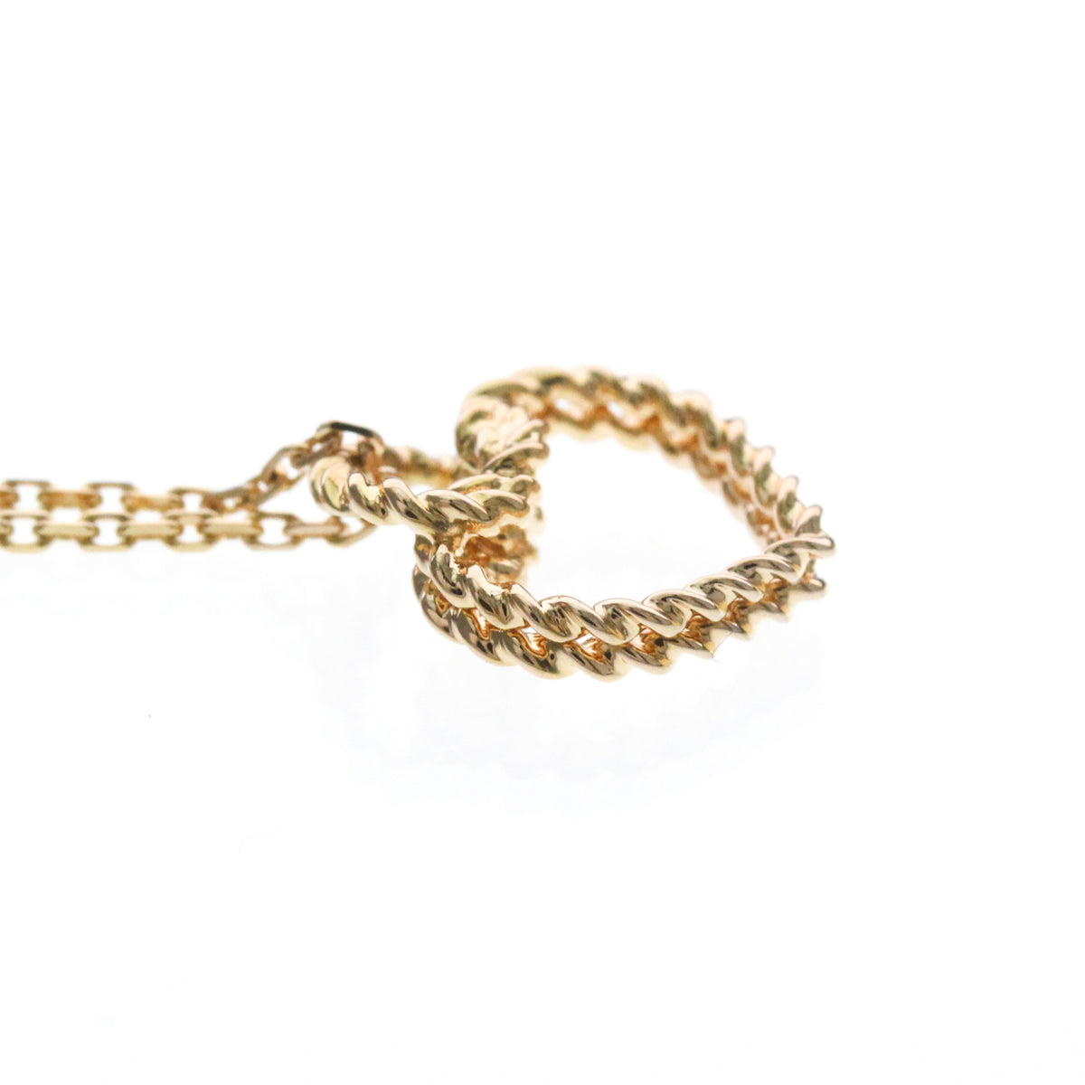 Cartier Torta Heart Pendant 18K Rose Gold, Gold, Pink Gold, Necklace
